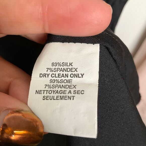 Trina Turk Silk Asymmetrical Tank - Picture 8 of 9